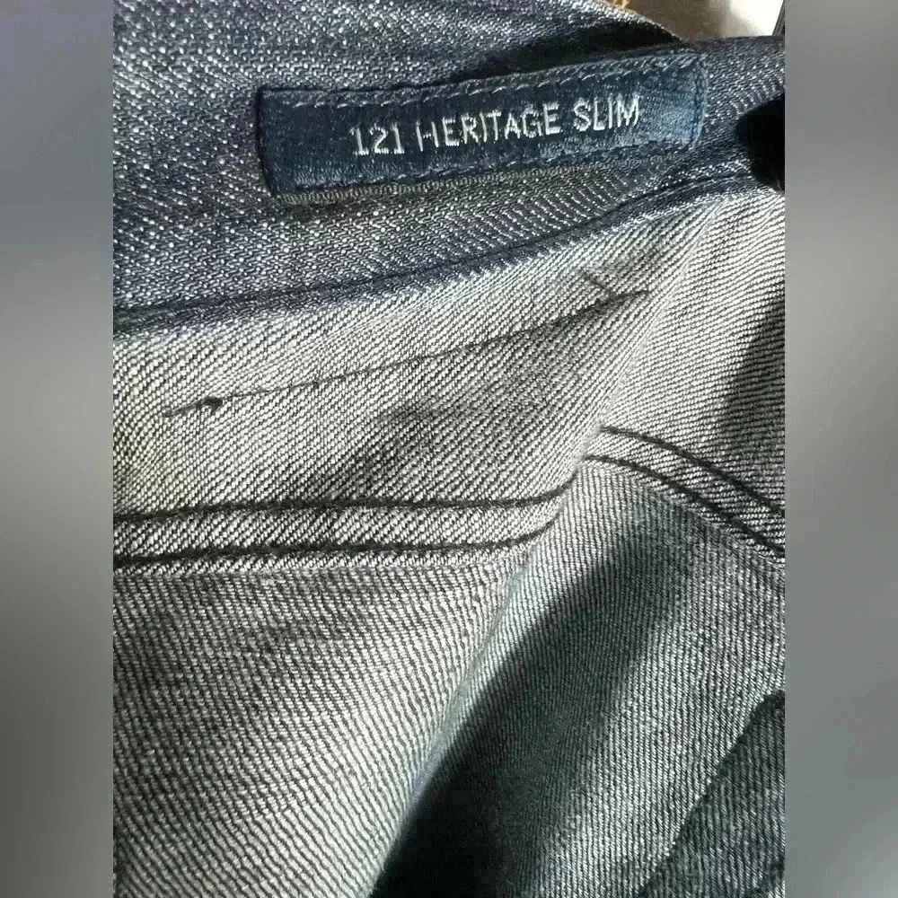 Lucky Brand Jeans 121 Heritage Slim Blue Size 38 X 34 Stretch Adult Mens